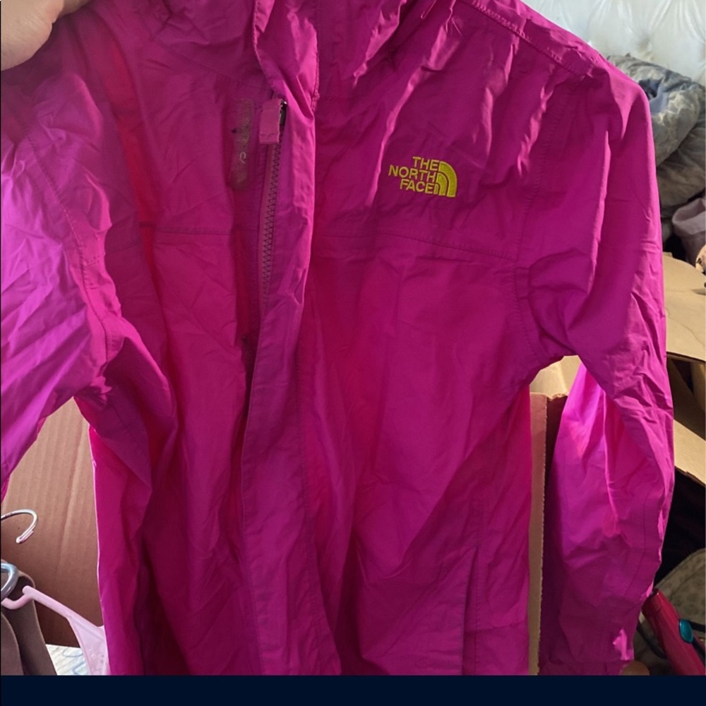 North face rain coat